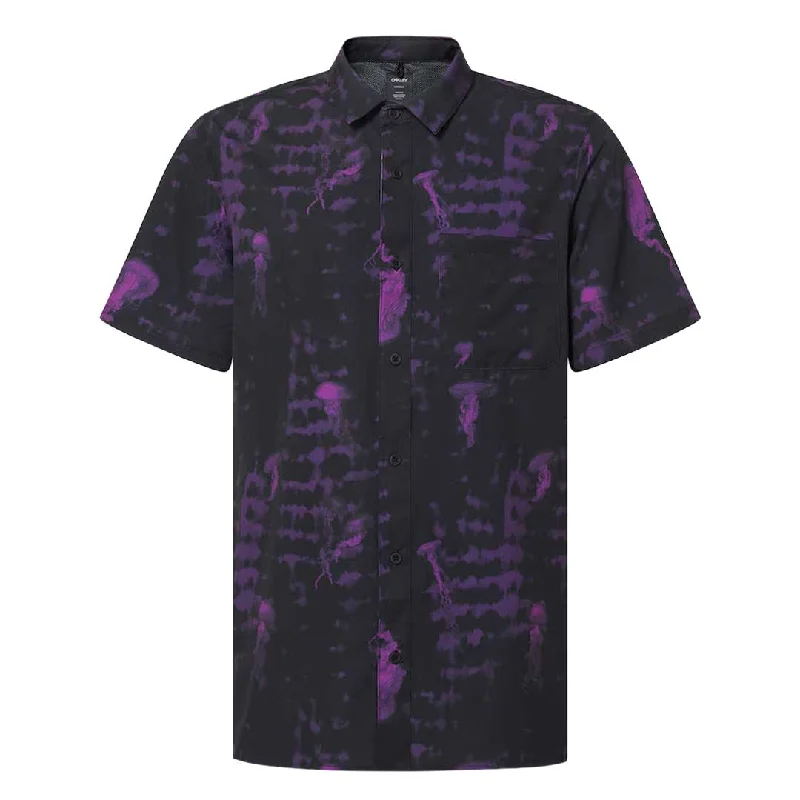 The Best Prices Oakley - Men's Jellyfish Rc Short Sleeve Shirt (FOA404291 9TC)