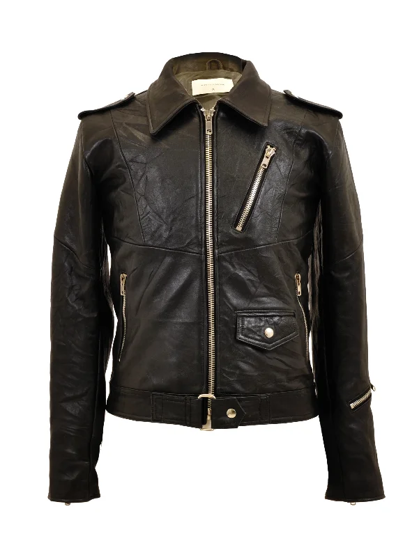 Take Advantage 100% Recycled Leather Biker Jackets