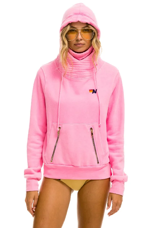 Flash Sale NINJA PULLOVER HOODIE - NEON PINK