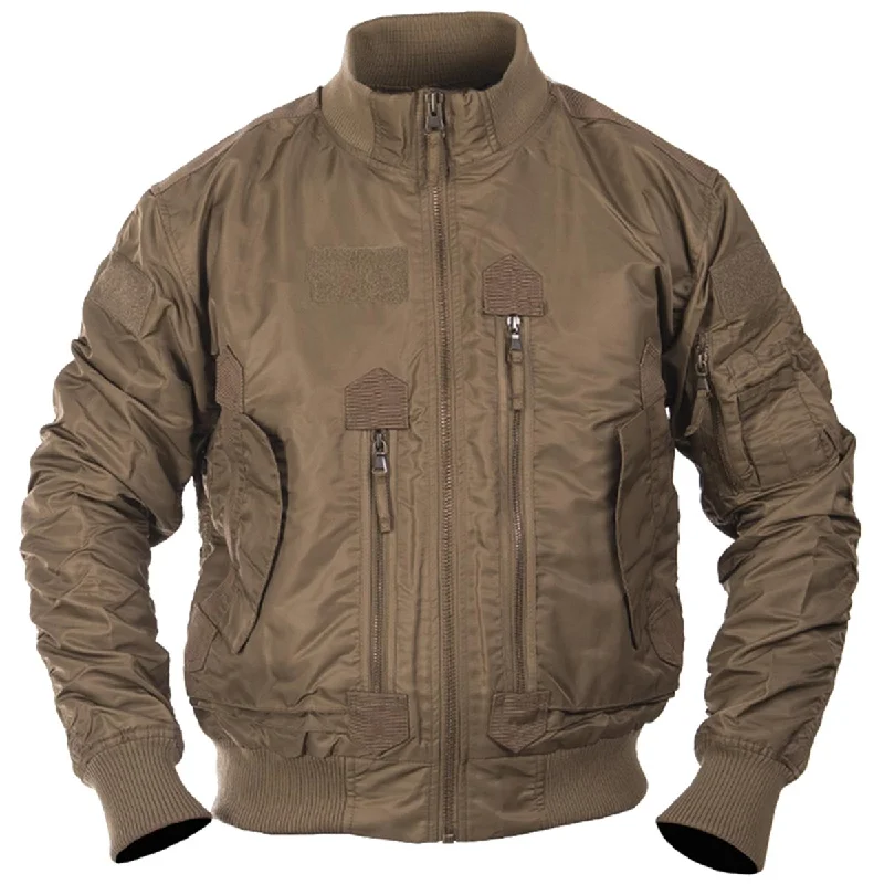 Weekend Price Cuts Galore Mil-Tec US Tactical Bomber Flight Jacket Dark Coyote