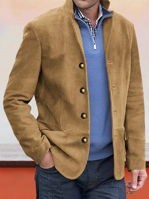 Weekend Savings Sensation Casual Comfy Suede Jacket