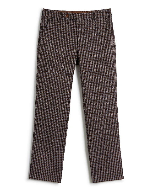 Can't Resist The Tresco Trouser - Tierra Houndstooth