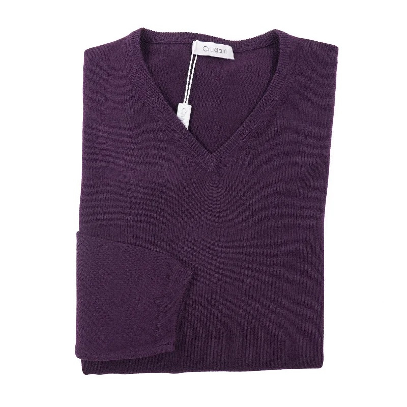 Weekend Offers That Amaze Cruciani Extrafine Merino Wool Sweater
