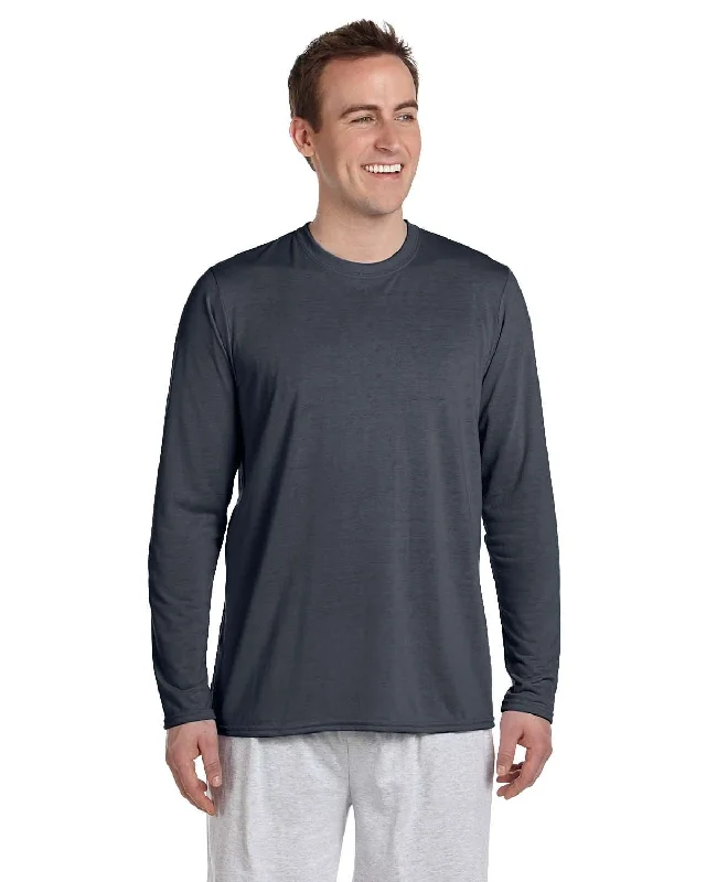 Instant Discount Gildan 4.5 oz. Performance Long Sleeve T-Shirt | Charcoal
