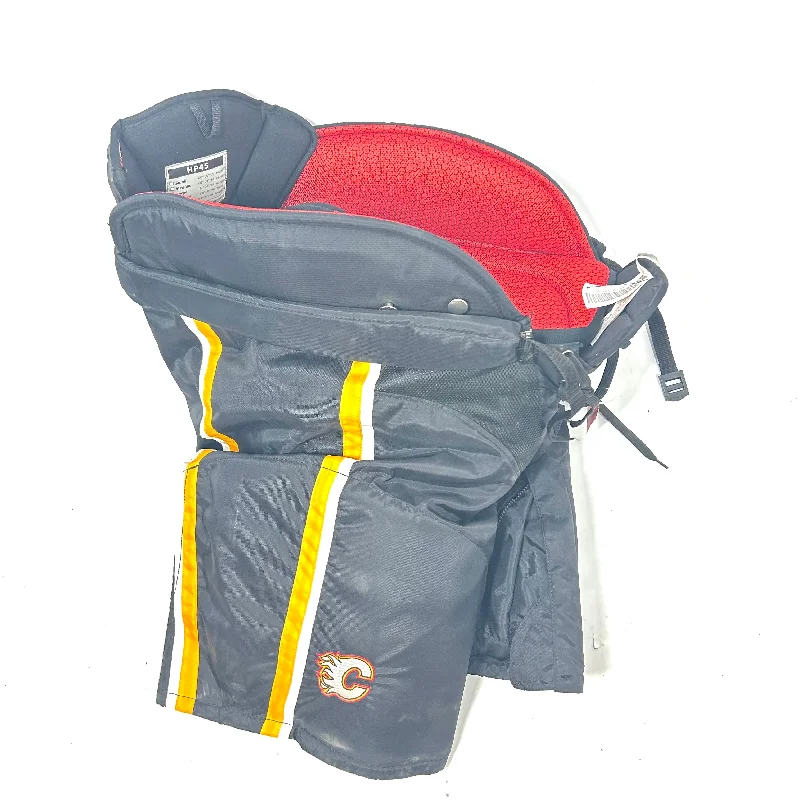 Limited Edition Used NHL Pro Stock Pants - CCM HP45 - Calgary Flames (Black/Yellow/White)