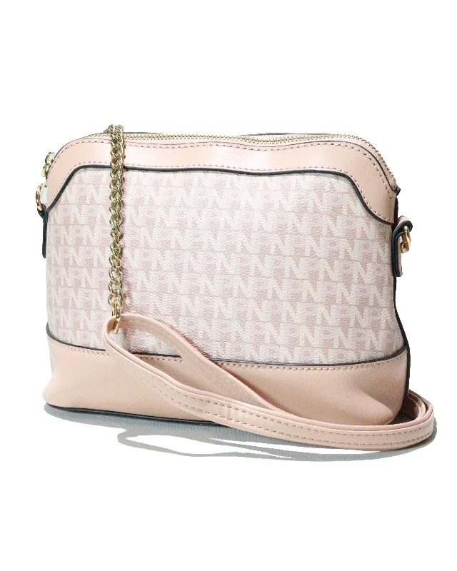 Pink Monogram Messenger Bag