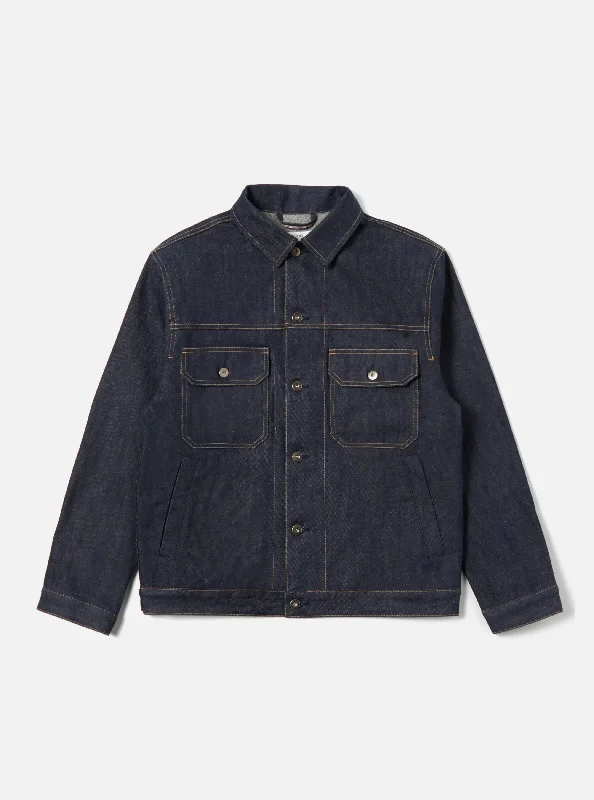 Weekend Offers That Tempt Universal Works Trucker Jacket in Indigo 13oz Selvedge Denim