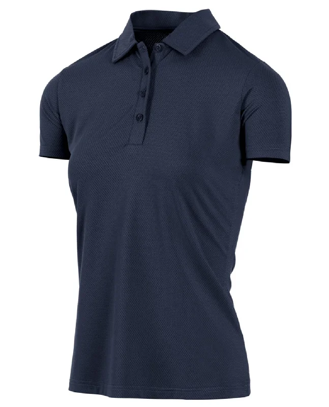 ISLAND GREEN Honeycomb Jacquard Polo 303 Navy