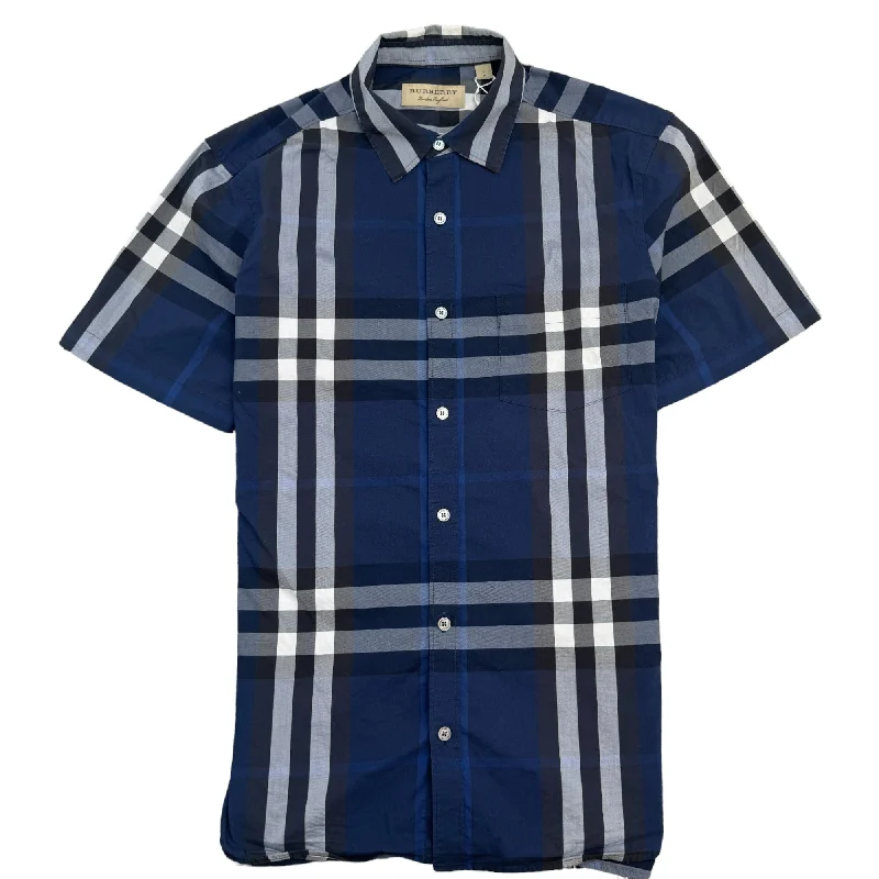 Huge Discounts Men's Checkered Shirt Navy Size S