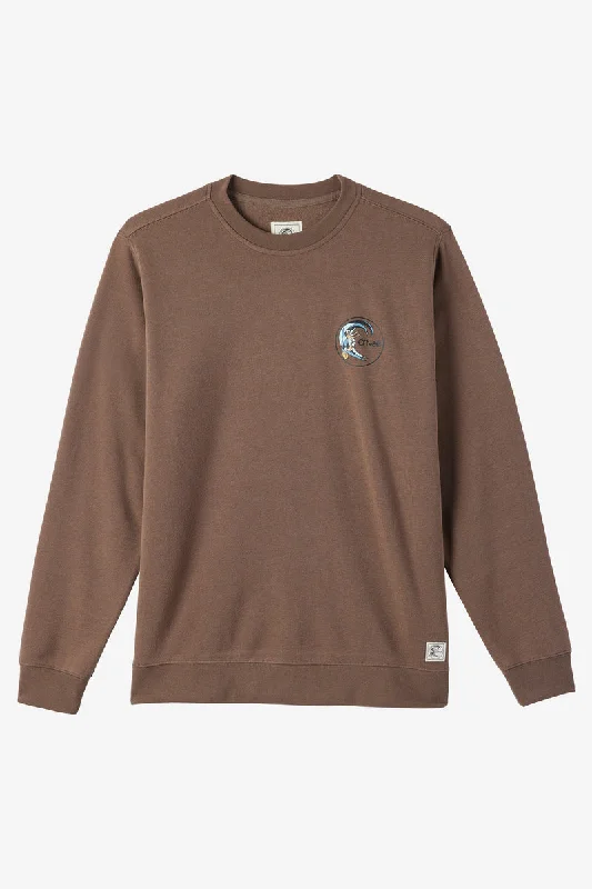 Closeout O'Neill OG Essential Crew Sweatshirt-Chocolate Chip