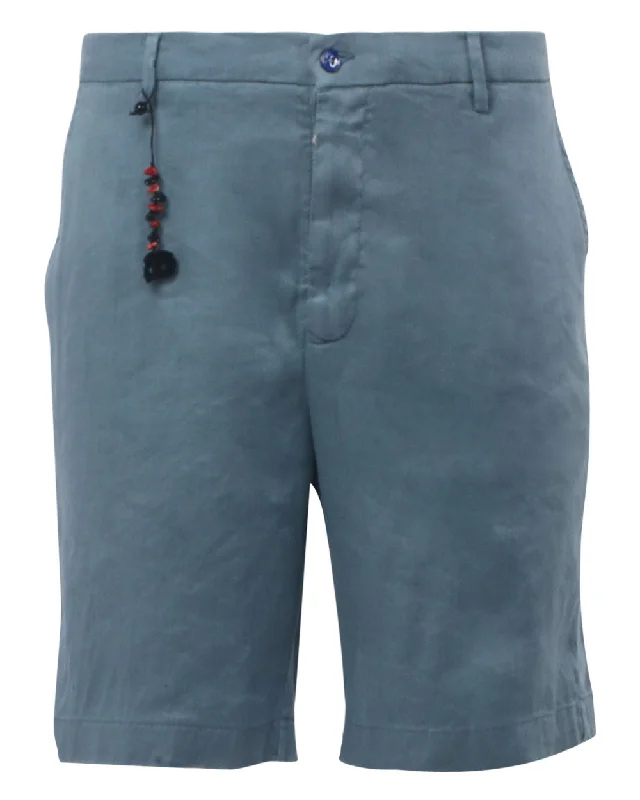 Grand Opening Sale Soft Blue Lined Bermudas