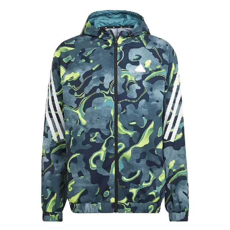 Weekend Specials to Love adidas - Men's Future Icons All Over Print Full Zip Hoodie (IJ8844)