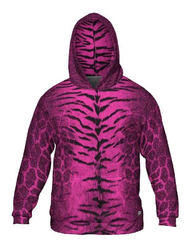 Pay Less Tiger Leopard Skin Hot Pink
