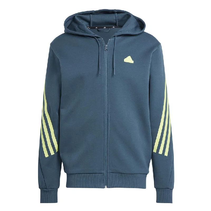 Weekend Steals Await adidas - Men's Future Icons 3-Stripes Full Zip Hoodie (IJ8878)