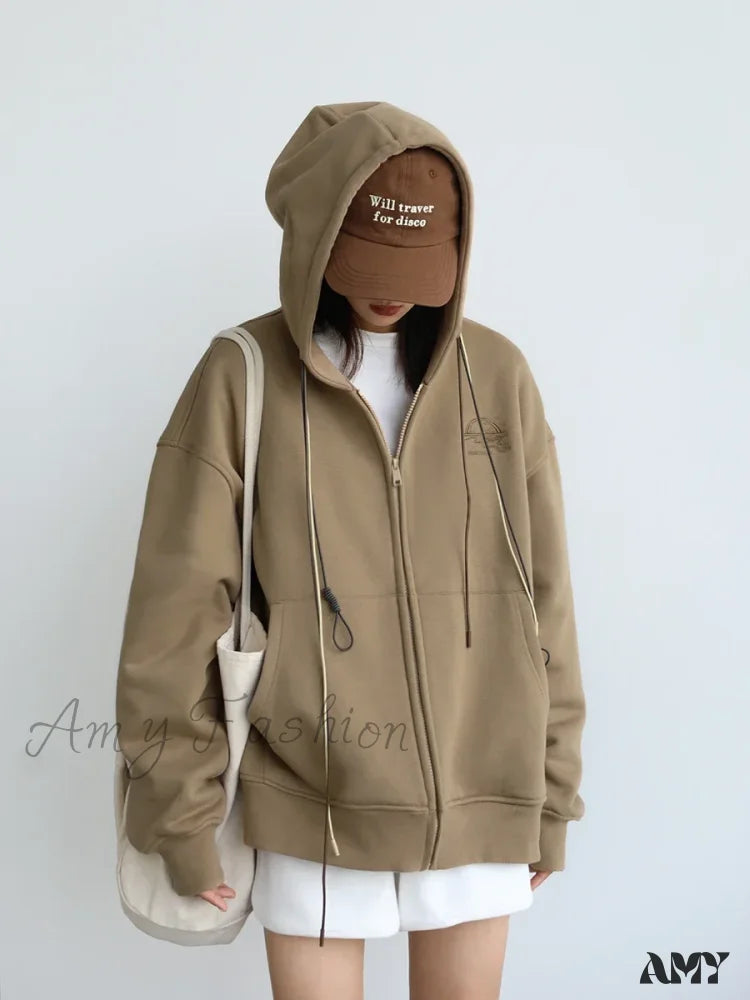 Loose Thick Warm Cozy Comfortable Stylish Elegant Chic Hoodies