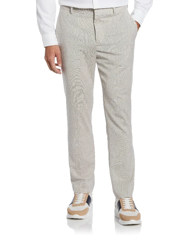 Weekend Steals Await Slim Fit Stretch Linen Blend Pant
