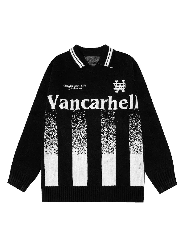 Unmissable Offer Thesupermade Striped Jersey Knitted Polo Sweater
