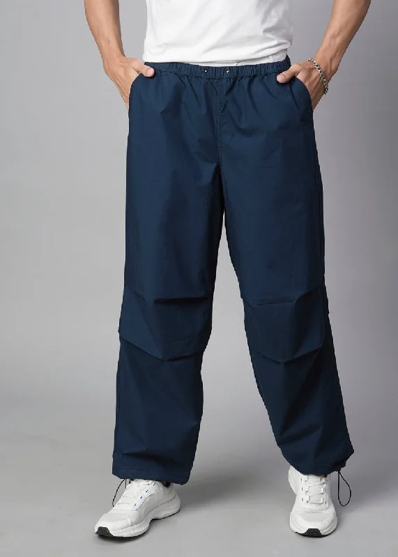 Savings Galore Parachute Pants For Men - Classic Navy