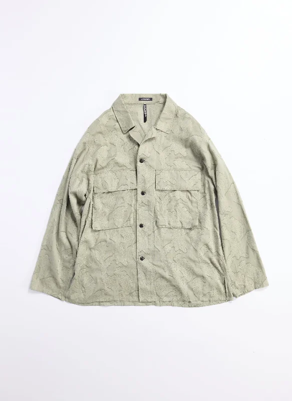 Massive Deals Japan Made Cotton Paisley Shirt Jacket