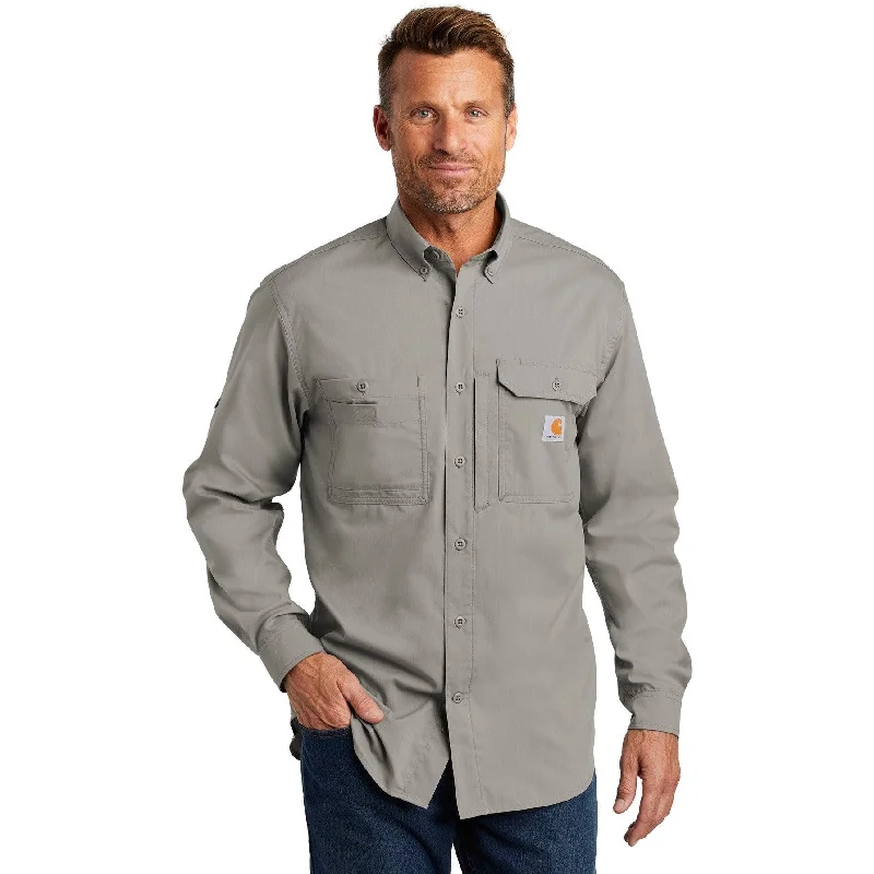 Low Cost CLOSEOUT - Carhartt Force Ridgefield Solid Long Sleeve Shirt