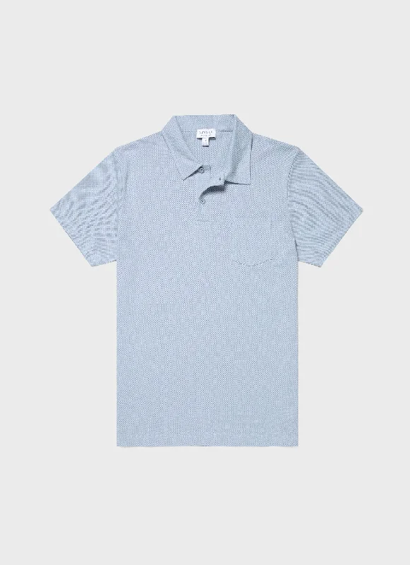 Special Offer Men's Riviera Polo Shirt in Smoke Blue