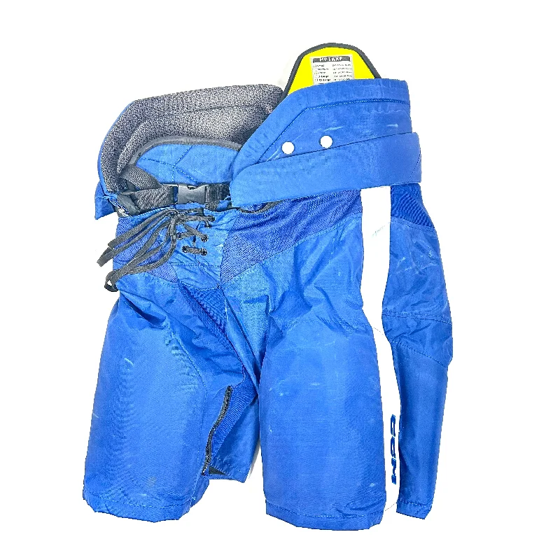 Weekend Shopping Bliss CCM HPTKXP - Used NHL Pro Stock Hockey Pants - Toronto Maple Leafs (Blue/White)