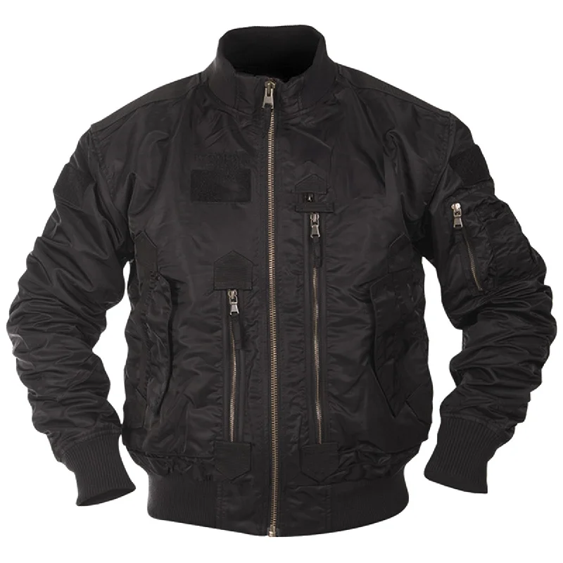 Weekend Discounts You Deserve Mil-Tec US Tactical Bomber Flight Jacket Black