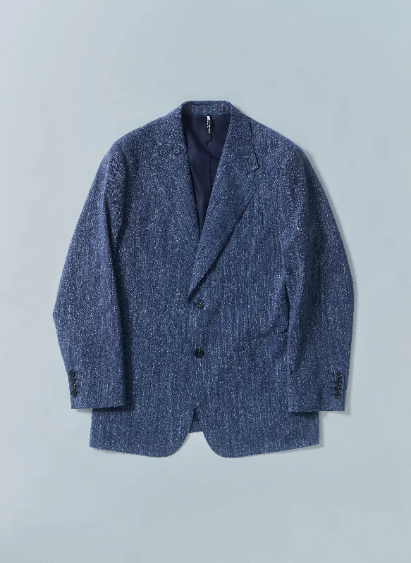 Limited Time Offer Marzotto Cotton Wool Construction Blazer