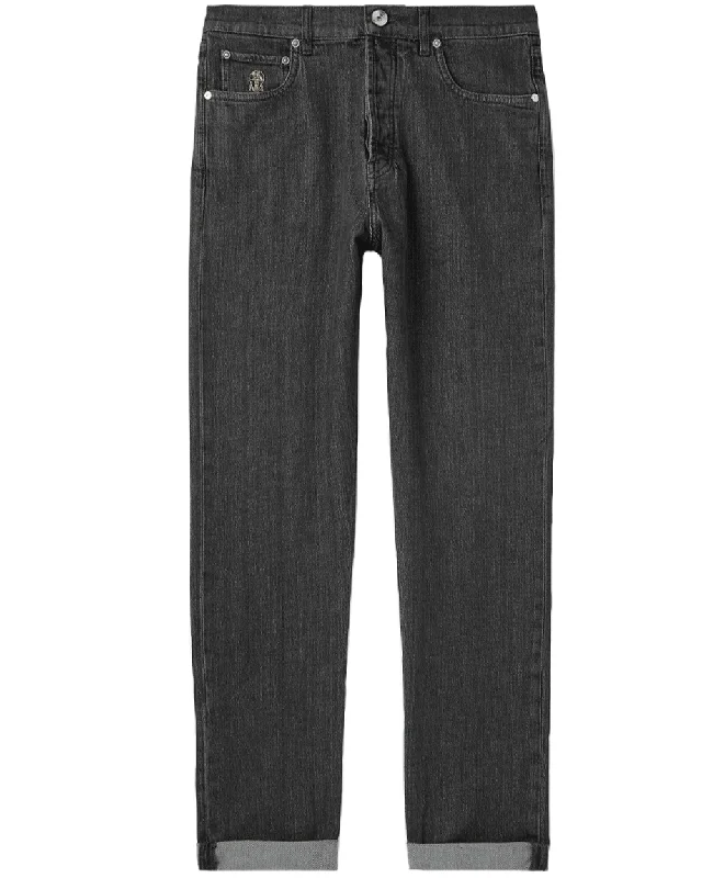 Special Offer Dark Grey Denim Jean
