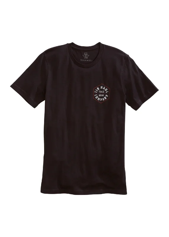 Bonus Savings Tin Haul Unisex Black 100% Cotton Trademark Company S/S T-Shirt