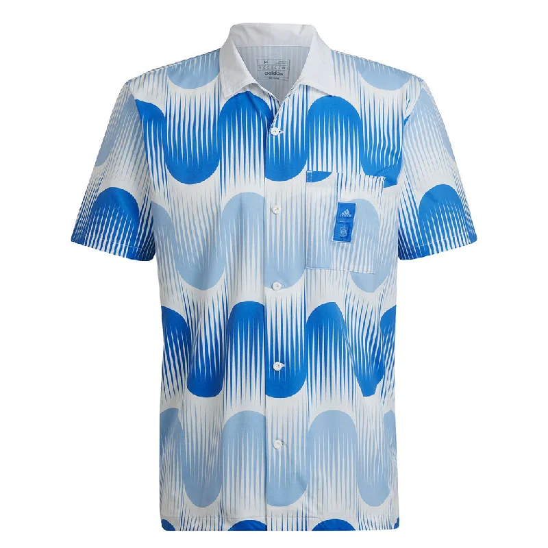 Final Clearance adidas - Men's Spain Icon 22/23 Buttondown Shirt (IC9747)