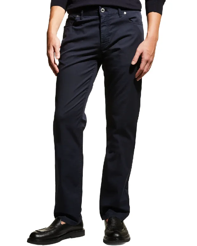 Time-Limited Offer Midnight Blue Twill 5 Pocket Pant