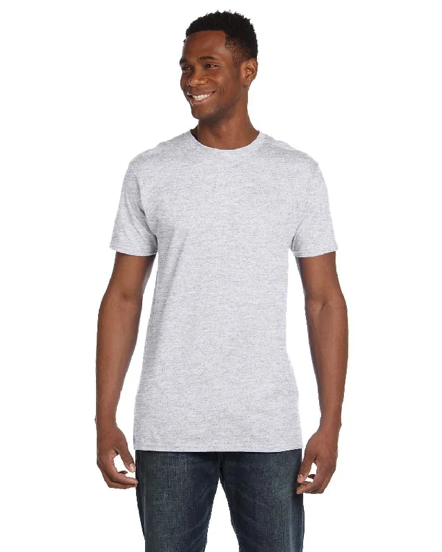 Savings Galore Hanes Combed Cotton T-Shirt | Ash