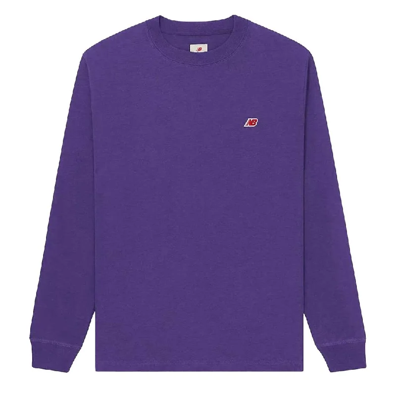 Crazy Savings New Balance - Men's MADE In USA Core Long Sleeve T-Shirt (MT21542 PRP)