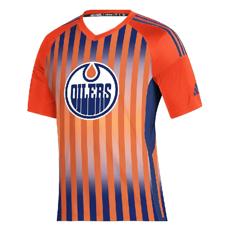 Now Available adidas - Men's Edmonton Oilers Soccer T-Shirt (IP8081)