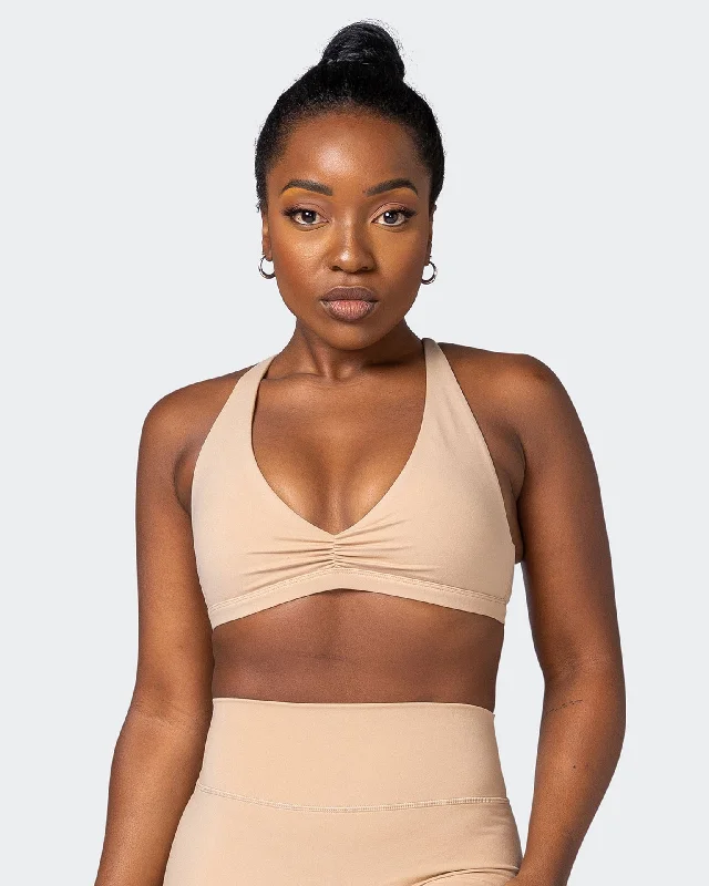 Stride Bralette - Biscotti