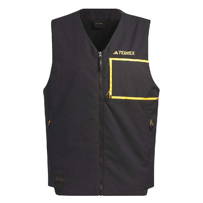 Closeout adidas - Men's Terrex x National Geographic Fleece Lined Vest (IL8992)