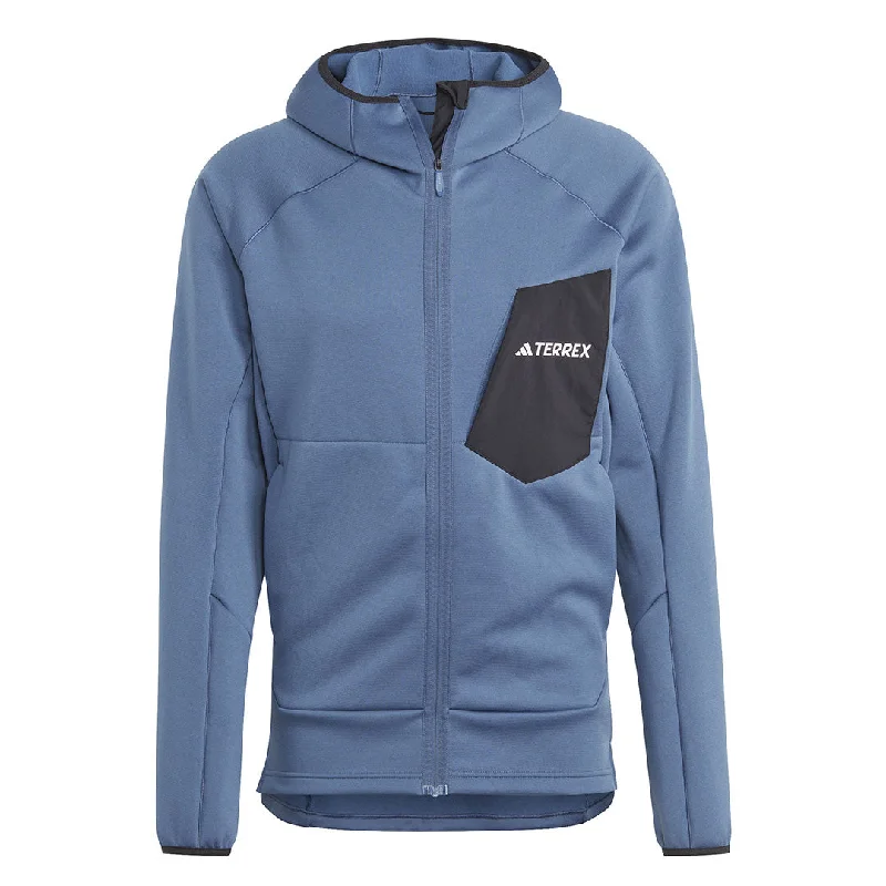 Seasonal Clearance adidas - Men's Terrex Xperior Medium Fleece Hooded Jacket (IP4143)