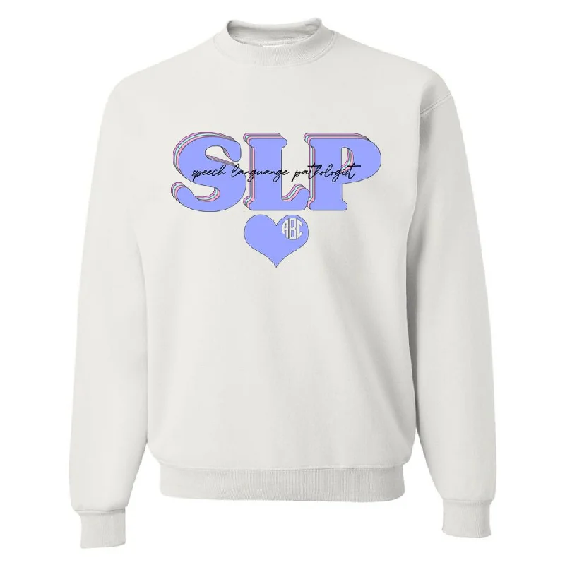 Monogrammed 'Speech Language Pathologist' Crewneck Sweatshirt