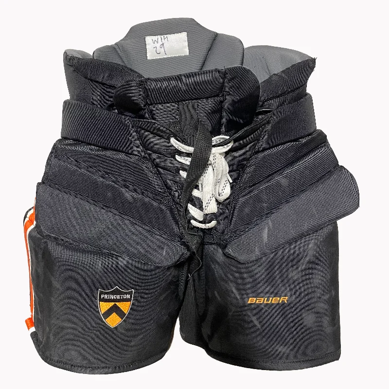 Extra Savings Bauer - Used Women's Pro Stock Goalie Pants (Black/Orange)