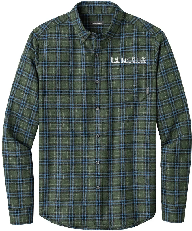 Exclusive Preview Eddie Bauer Long Sleeve Favorite Flannel Plaid Shirt