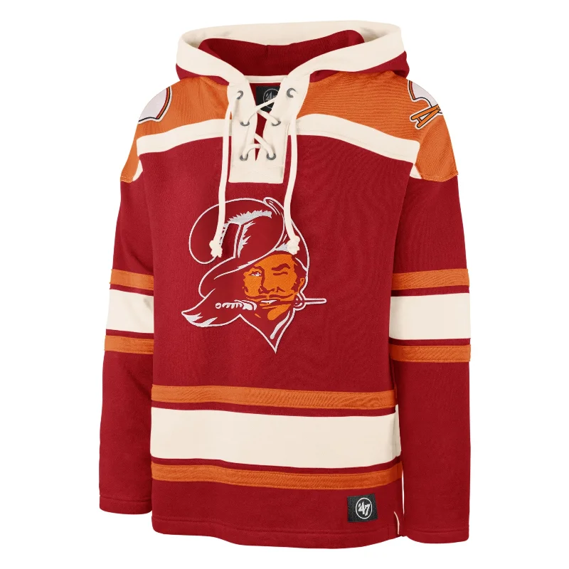 Massive Deal TAMPA BAY BUCCANEERS HISTORIC '47 LACER HOOD