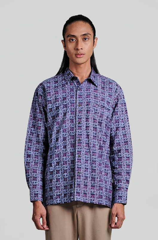 Weekend Extravaganza: Shop Now My Modern Fit Long Sleeve Diamond Chain Marina Grape