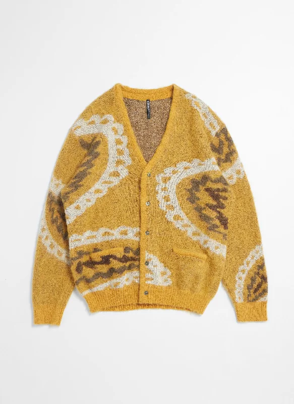 Price Reduction Mohair Paisley Cardigan
