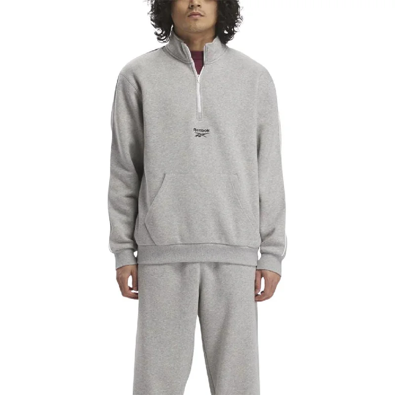 Price Drop Reebok Identity Vintage Sport Quarter-Zip Sweatshirt - Men
