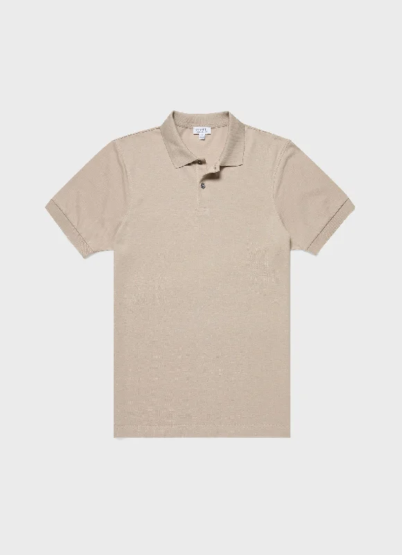 Weekend Savings Sensation Men's Piqué Polo Shirt in Ash Grey