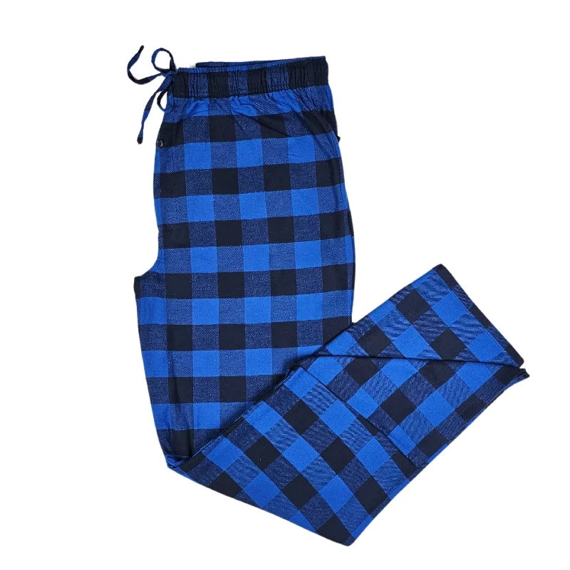 Shop and Save Men's Flannel Lounge Pant / Blue Buffalo Check
