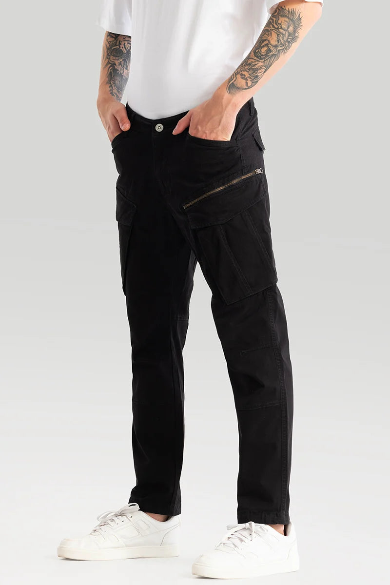 Weekend Bargains to Grab Tyke Pro Black Cargo Pant