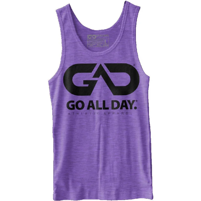 GO ALL DAY® Unisex Tank (Heather Purple)