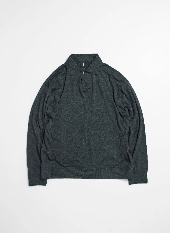 Lowest Prices Wool Jersey Long Sleeve Polo